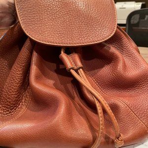 Coach Leather Backpack